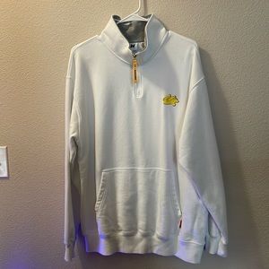 BTS Half zip hoodie. McDonalds collab with BTs Merch
